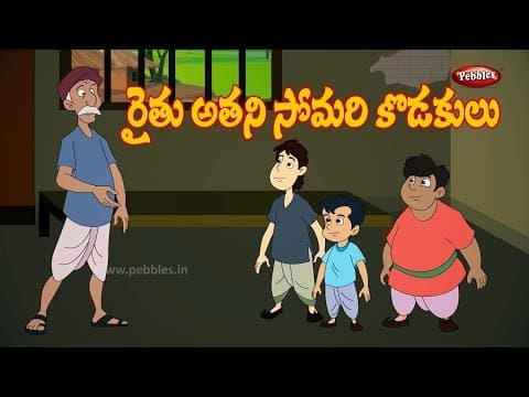 Telugu Stories | రైతు అతని సోమరి కొడుకులు |Farmer and his lazy sons| Telugu Moral Stories