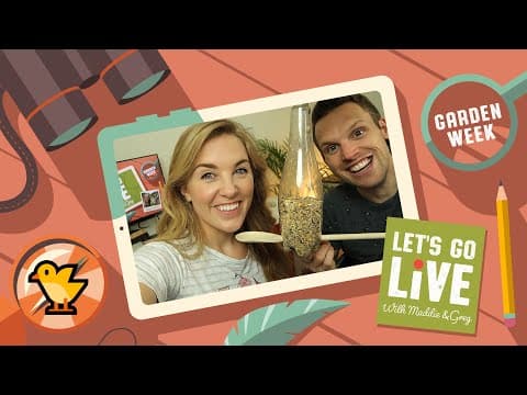 Bird Spotting In Your Garden | Garden Week Ep1 | Let's Go Live with Maddie & Greg #1 - YouTube