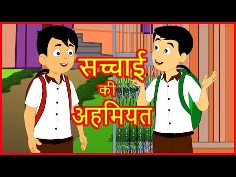 सच्चाई की अहमियत - importance of truth - for children - hindi kahani - हिंदी कार्टून