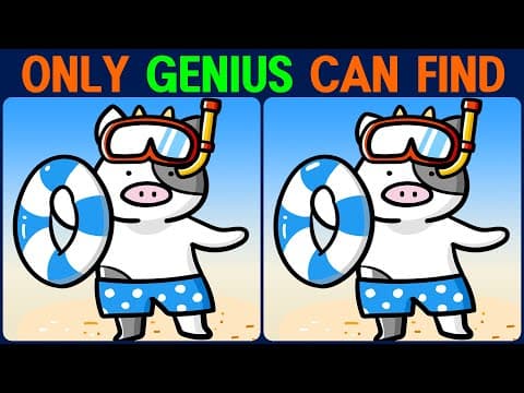 【Find the Difference】 Find the difference picture to test your skills!