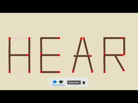 Can you make another word from the existing one? | Matchstick Word Puzzles #128 | Brain Teaser