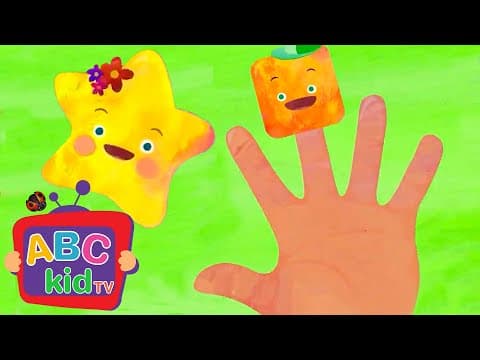 Finger Family Shapes Song | ABC Kid TV Nursery Rhymes & Kids Songs