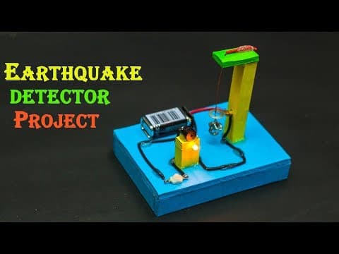 School Science Projects Earthquake Alarm