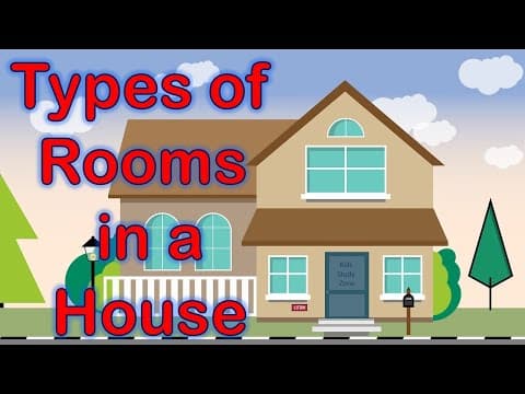 Types of Rooms in a House - Rooms in a house