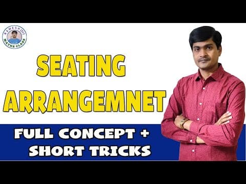 Best reasoning tricks in telugu - seating arrangement - part - 1 - all concepts + short cut tricks