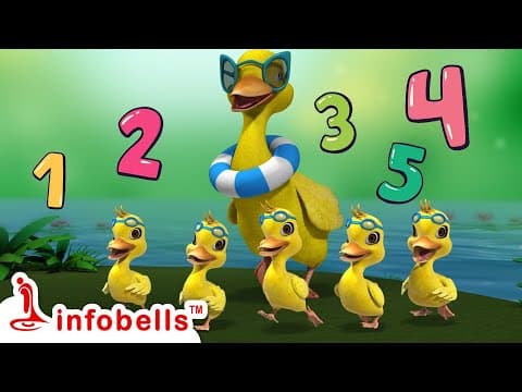 Five Little Ducks Swimming One Day