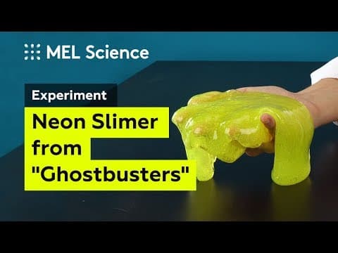 How to make neon Slimer from Ghostbusters DIY Experiment