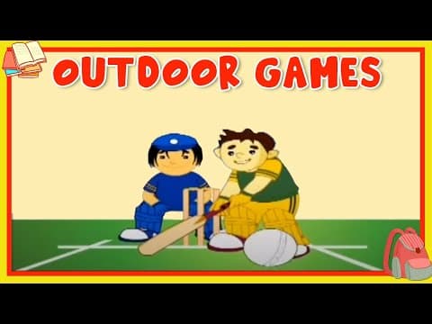 Learn About Outdoor Games - Preschool Learning For Kids - Educational Video For Children
