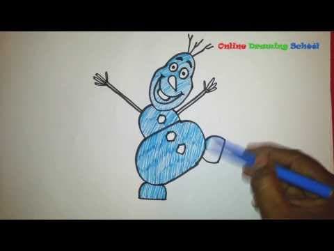 How to draw snowman - Lesson 5