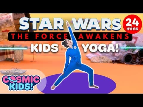 Star Wars The Force Awakens | A Cosmic Kids Yoga Adventure