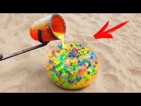Experiment Lava Vs Water Beads