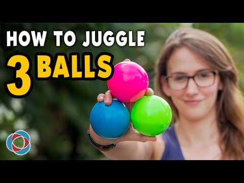 How to juggle 3 balls, a beginner tutorial by Taylor Tries