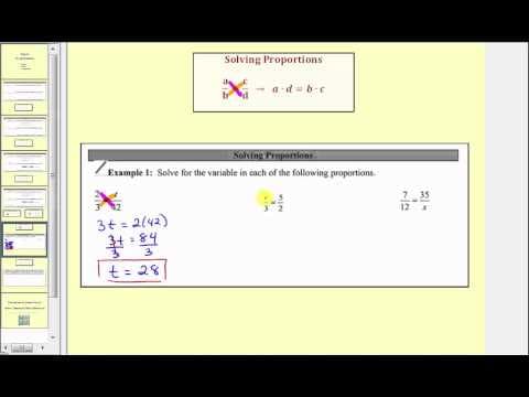 Solving Ratio Rate and Proportion Problems