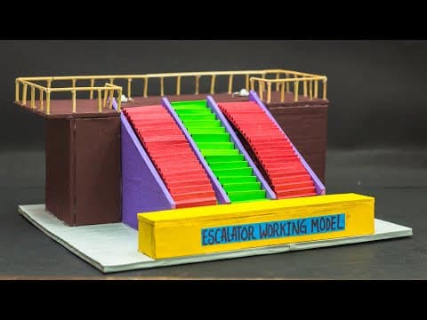 How To Make Escalator | Science Projects
