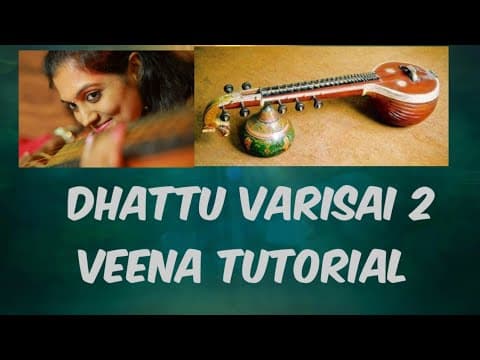 58 Veena Tutorial | Dhattu varisai 2 | Learn Veena | Basic Carnatic lesson | Ranjani Mahesh