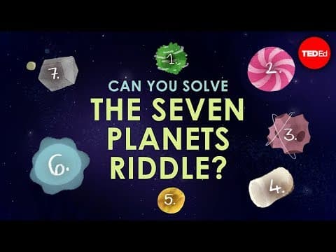 Can you solve the seven planets riddle? - edwin f meyer