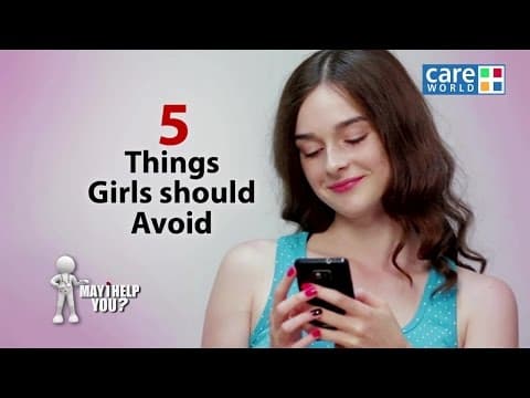 5 things that teenage girls should avoid