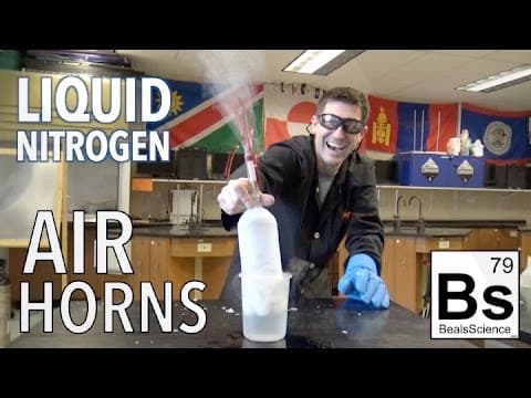 Liquid Nitrogen Air Horns - Most annoying sound ever