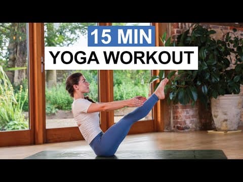 15 Min Yoga Workout | Core Strengthening Yoga Flow