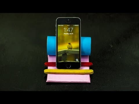 How To Reuse Toilet Paper Roll As Mobile Stand