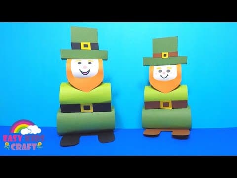 How to Make a Paper Leprechaun | St Patrick's Day Crafts for Kids