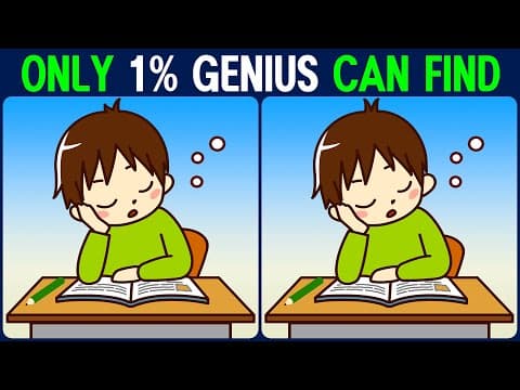 【Find the Difference】 The top 1% of geniuses are all to be found!