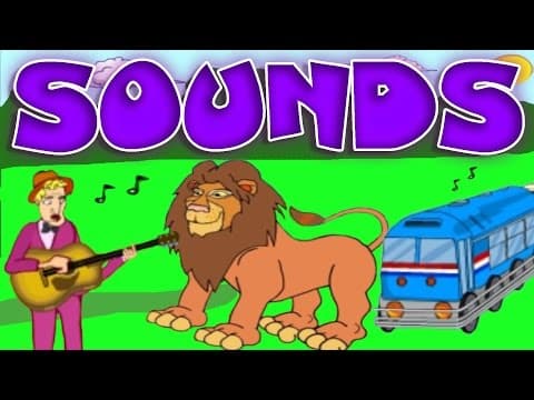 Learn All About Sounds Animals Musical Instruments Noise Machines Educational Videos for Kids