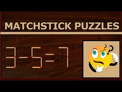 Matchstick Puzzle #46 | Matchstick Logic Puzzles |Matchstick Puzzles with Answers| Matchstick Tricks