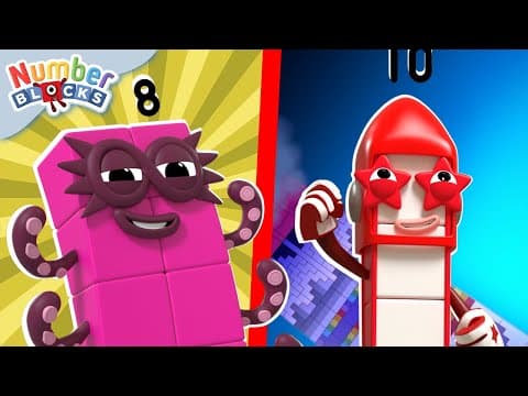 Whos the Strongest Numberblock Challenge| Learn to count
