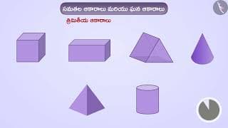 సమతల ఆకారాలు మరియు ఘన ఆకారాలు | Part 1/3 | Plane figures and solid shapes