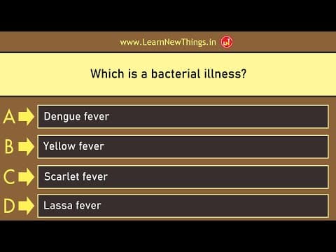 Diseases Quiz - Part 2 | 25 Questions | Zoology Questions for Competitive Exams | Medical Quiz