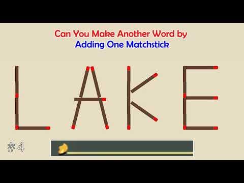 Can you make another word from the existing one? | Matchstick Word Puzzles #130 | Brain Teaser