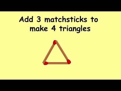 Match Stick Puzzles part 22 | Interesting Puzzles | Puzzles with Answer