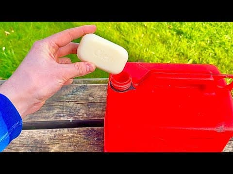 Just Mix Gasoline with Soap and youll be amazed | practical invention