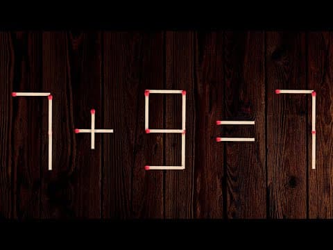 move only 1 stick to make the equation correct #puzzle #matchstick #math #puzzlegames #mathtricks