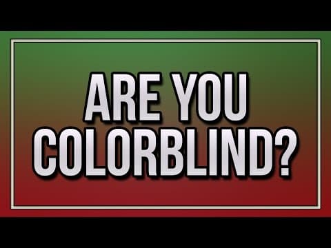 Are You Colorblind
