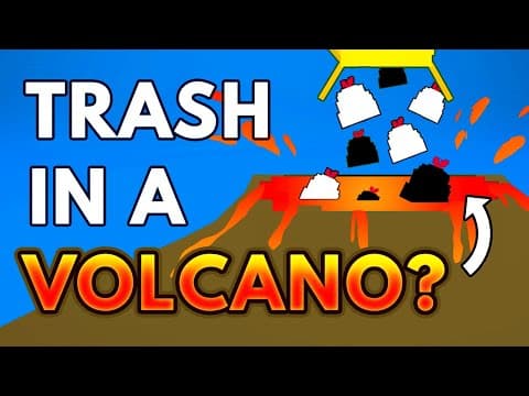 What if We Toss All Our Trash in an Active Volcano? - YouTube