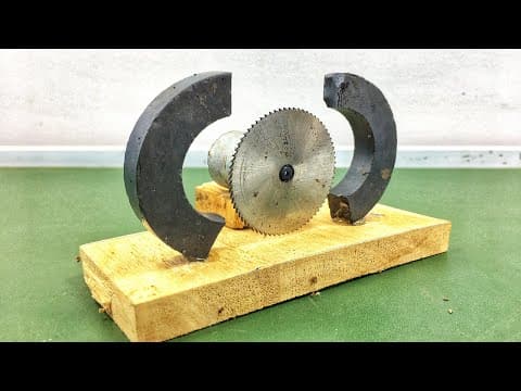 How to make Awesome Free Energy Electricity Science Experiment Project At Home