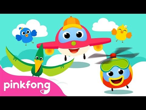 Airplane Flying with Friends | Car Songs for Kids