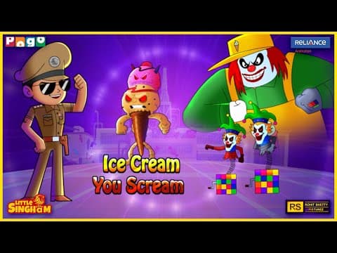 Ice Cream You Scream | Little Singham vs JJ’s Cold-Cream Monster | Pogo TV | Kids Cartoon
