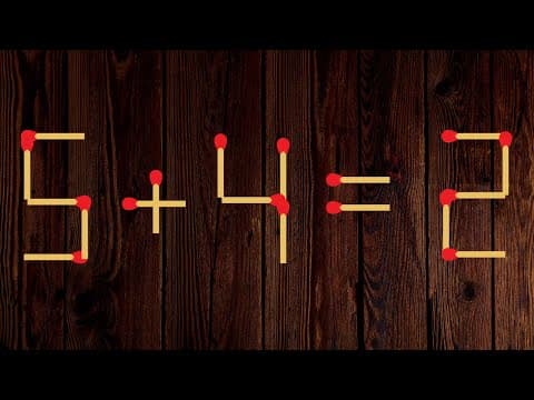 Move only 1 stick to make the equation correct 2-6=7 #matchstick #puzzle #puzzlegames #mathtricks