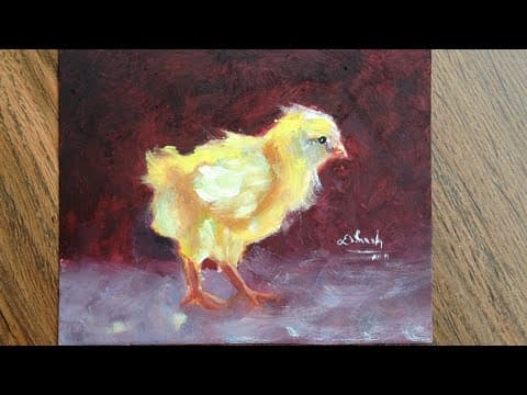 Still Life Baby chicken | Oil Painting | Timelapse | Fine Art | The Mind of an Artist