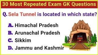 Top 30 Most Important INDIA GK Question and Answer| GK Questions and Answers | GK Quiz 5 | GK GS