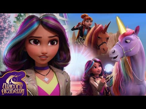 Race to Catch All the CROWN STARS! (EPISODE 3) | Unicorn Academy Insider | Cartoons for Kids