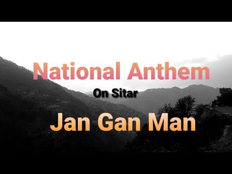 Sitar Tutorial #Lesson 40 || Notation Of National Anthem || On Sitar || By Dr. AShok Kumar Chambyal