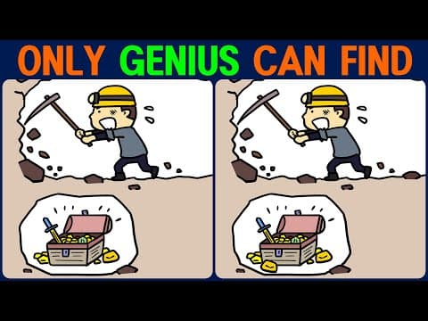 【Find the Difference】 99% of people can't find all the differences!