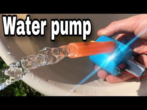 Home made water pump