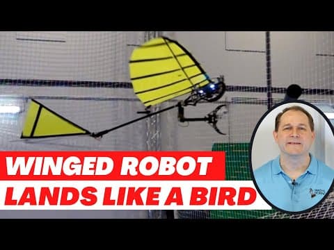 New Research - Winged Robot that Lands Like a Bird