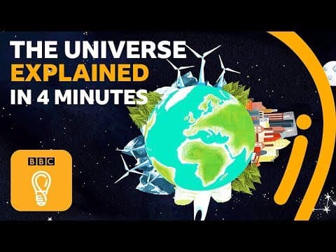 The history of the universe explained in 4 minutes | BBC Ideas