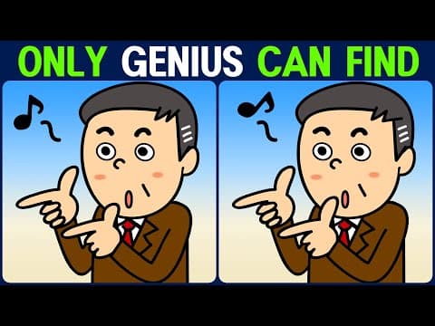 【Find the Difference】 A smart way to keep your brain healthy! Find the difference in 90 seconds!